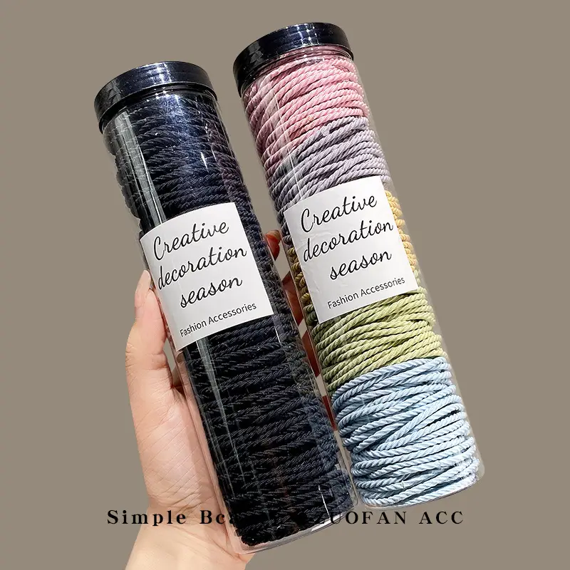 Basic Seamless Hair Ring Thread Non-Slip Rope - Image 9