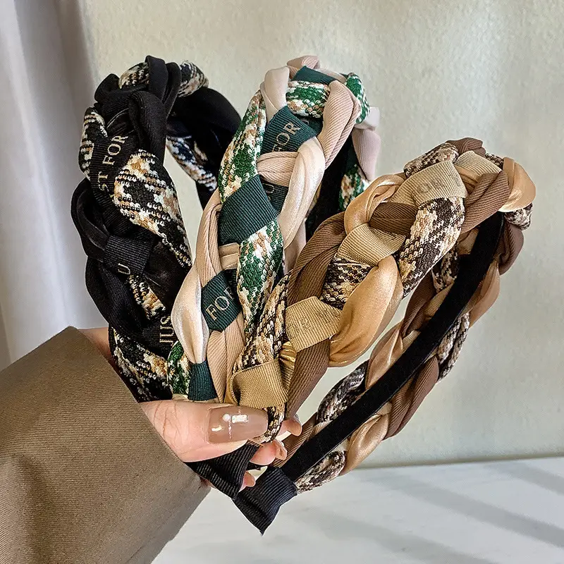 Free Shipping Hair Bands for Women Green Black - Image 5