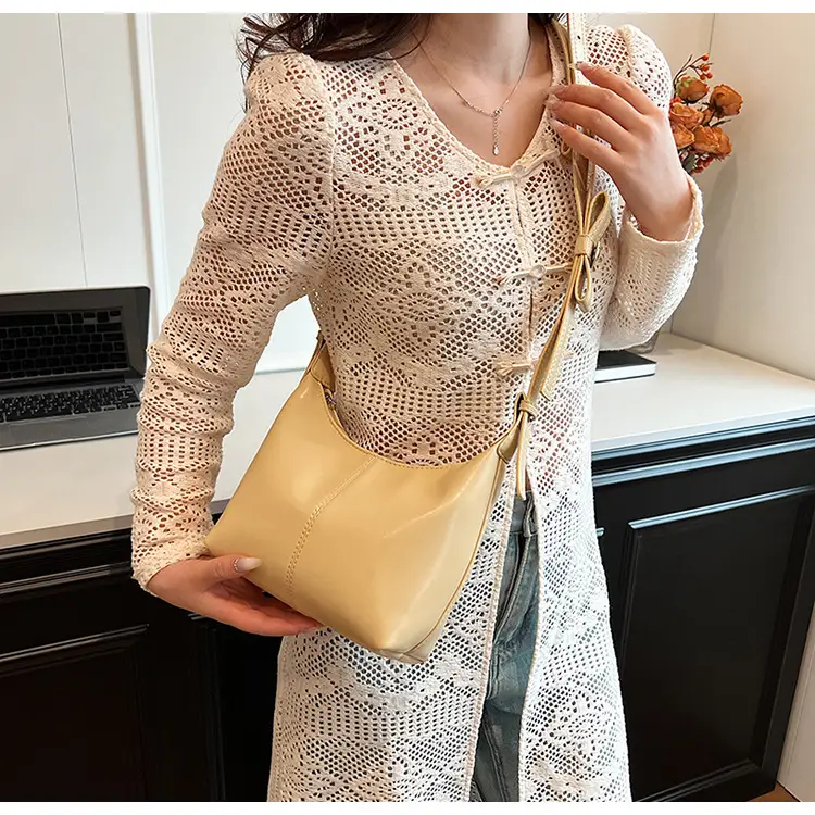 Women Crossbody Bag White Leather 2024 Summer — feature 18
