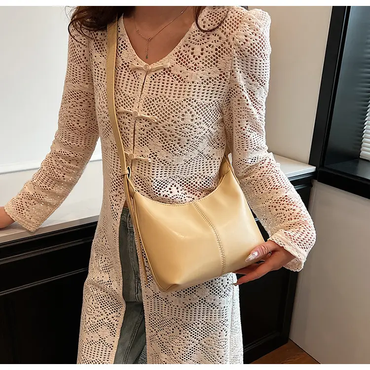 Women Crossbody Bag White Leather 2024 Summer — feature 19