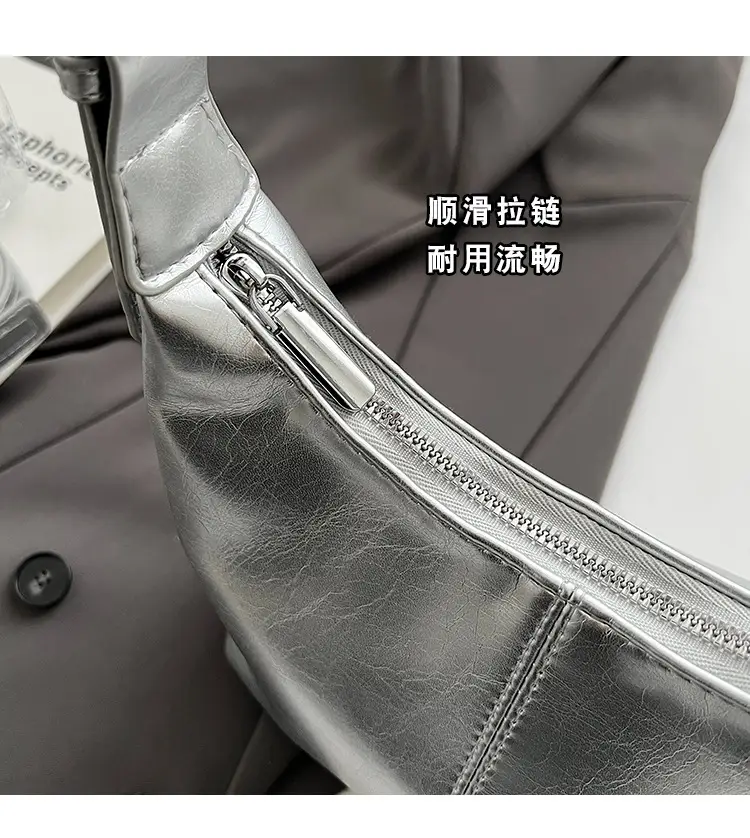Women Crossbody Bag White Leather 2024 Summer — feature 4
