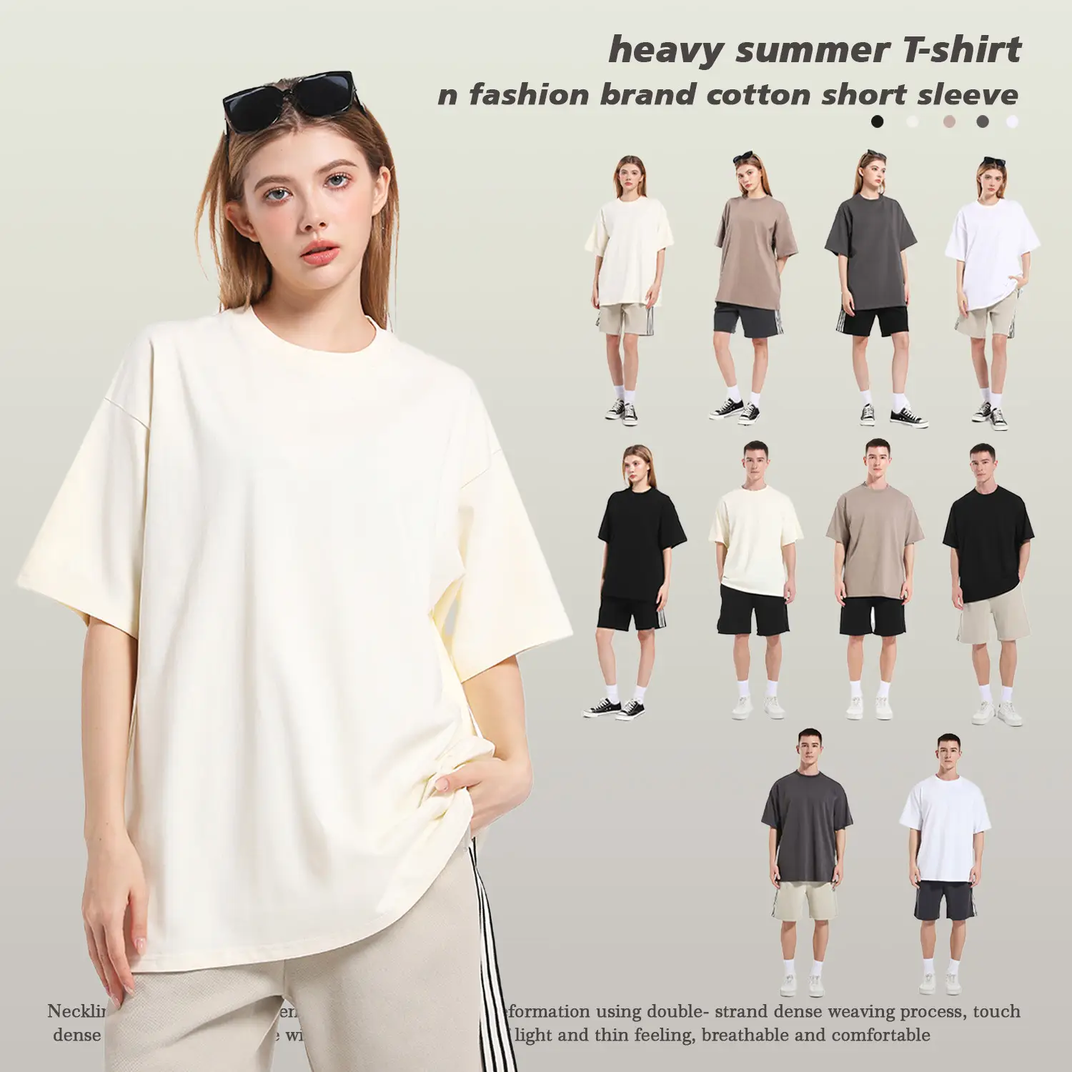 Kite Men Grey Cotton T-Shirt Short Sleeve - Image 9