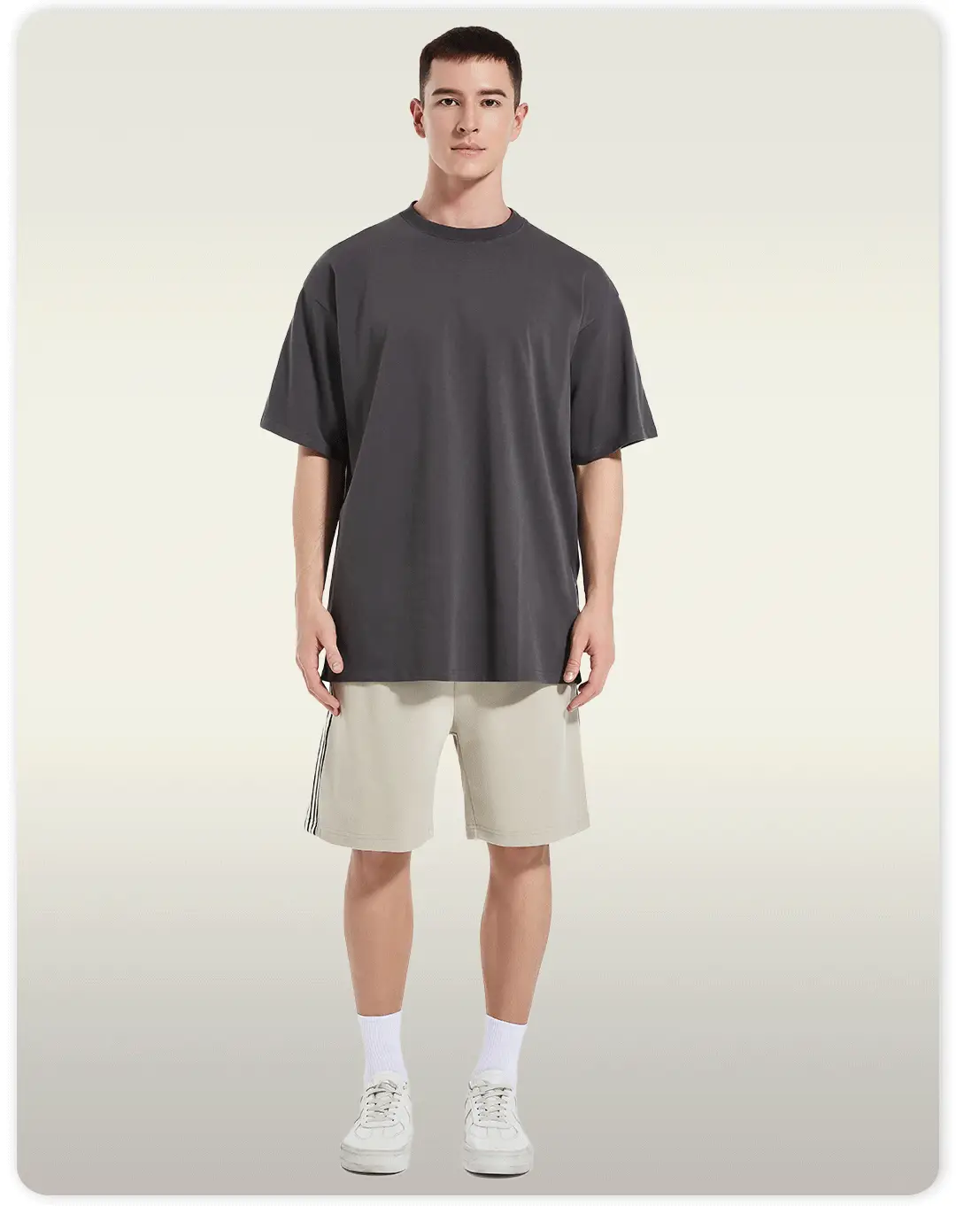 Kite Men Grey Cotton T-Shirt Short Sleeve — feature 14