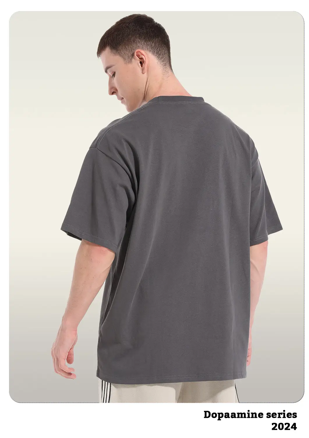 Kite Men Grey Cotton T-Shirt Short Sleeve — feature 19