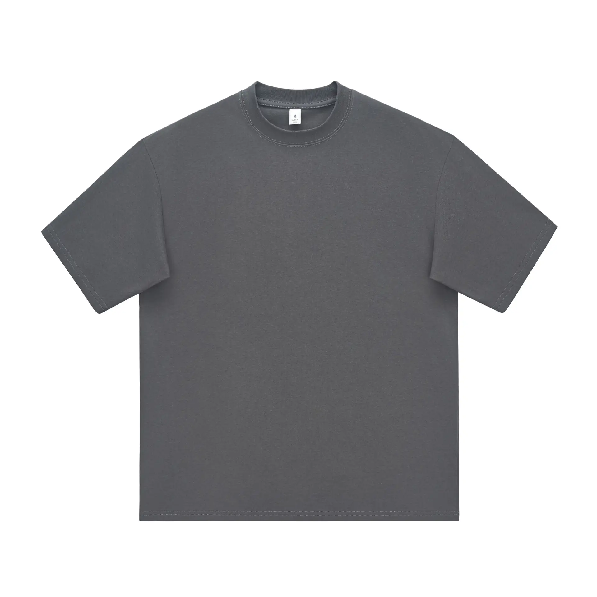 Kite Men Grey Cotton T-Shirt Short Sleeve - Image 4