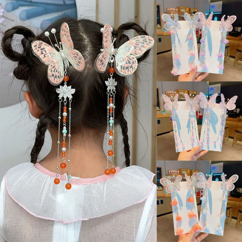 Fairy Hanfu Hairpin with Tassels for Girls
