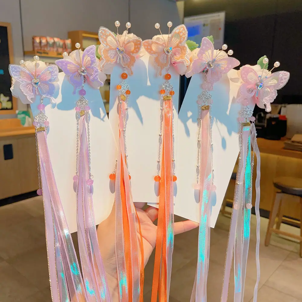 Fairy Hanfu Hairpin with Tassels for Girls — feature 6