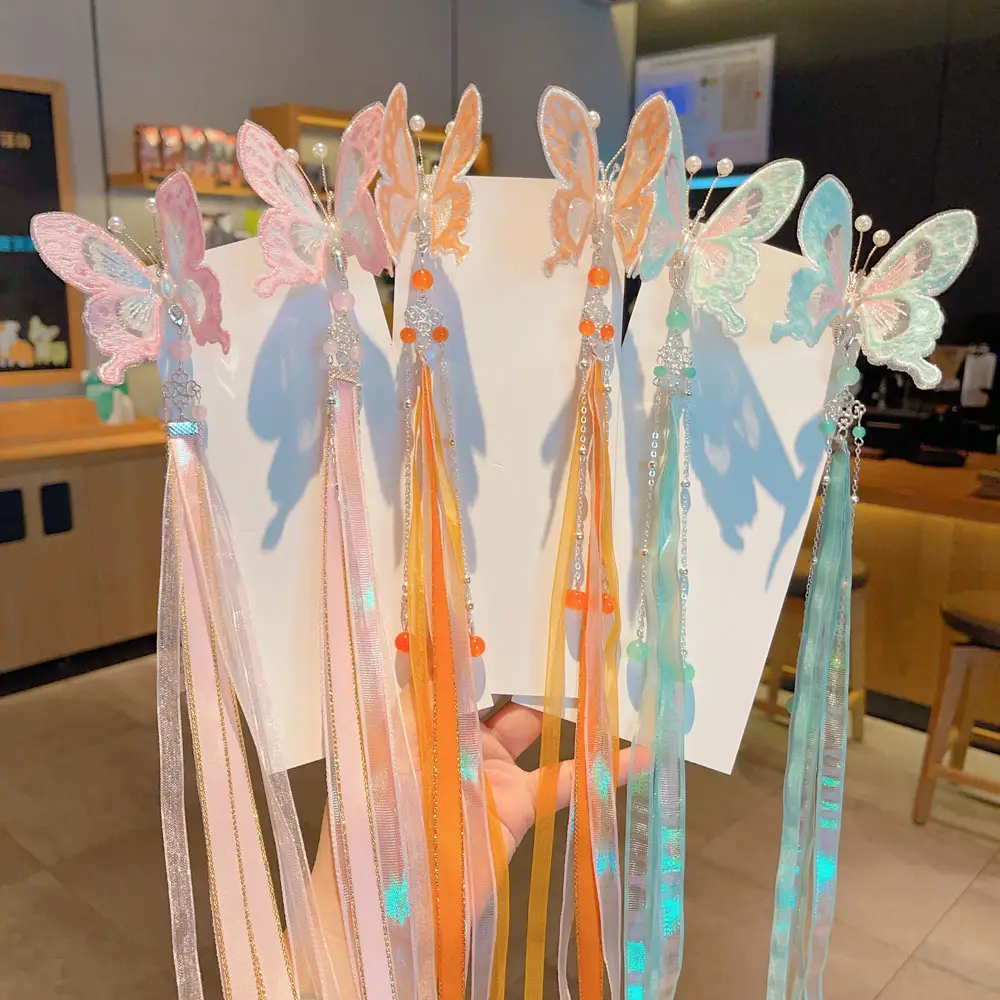 Fairy Hanfu Hairpin with Tassels for Girls — feature 9