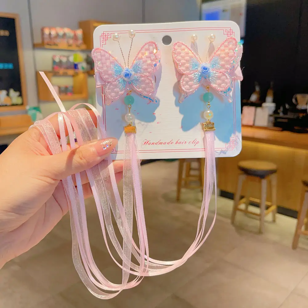 Fairy Hanfu Hairpin with Tassels for Girls