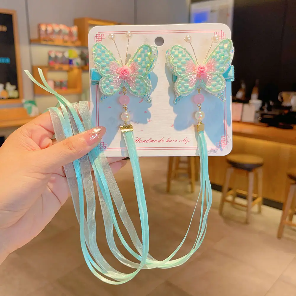 Fairy Hanfu Hairpin with Tassels for Girls