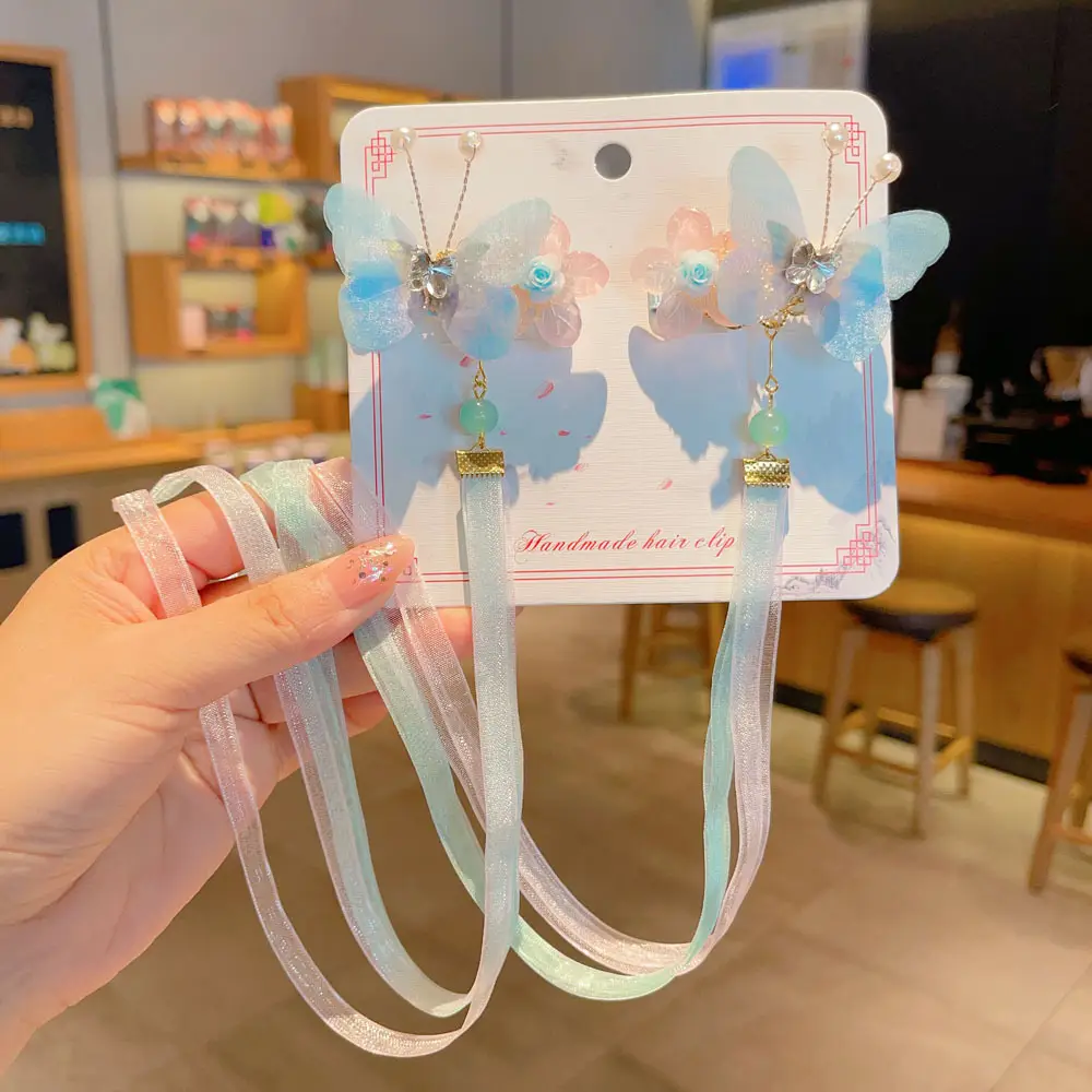 Fairy Hanfu Hairpin with Tassels for Girls
