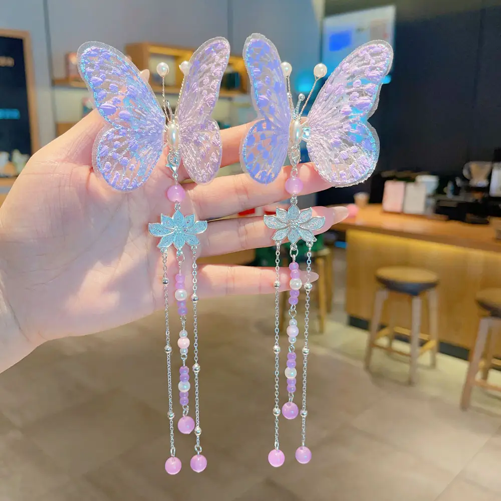 Fairy Hanfu Hairpin with Tassels for Girls