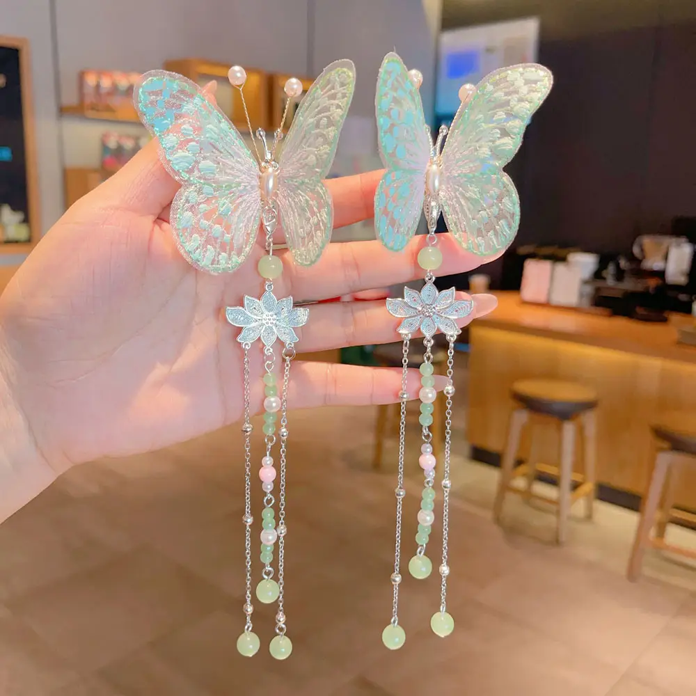 Fairy Hanfu Hairpin with Tassels for Girls