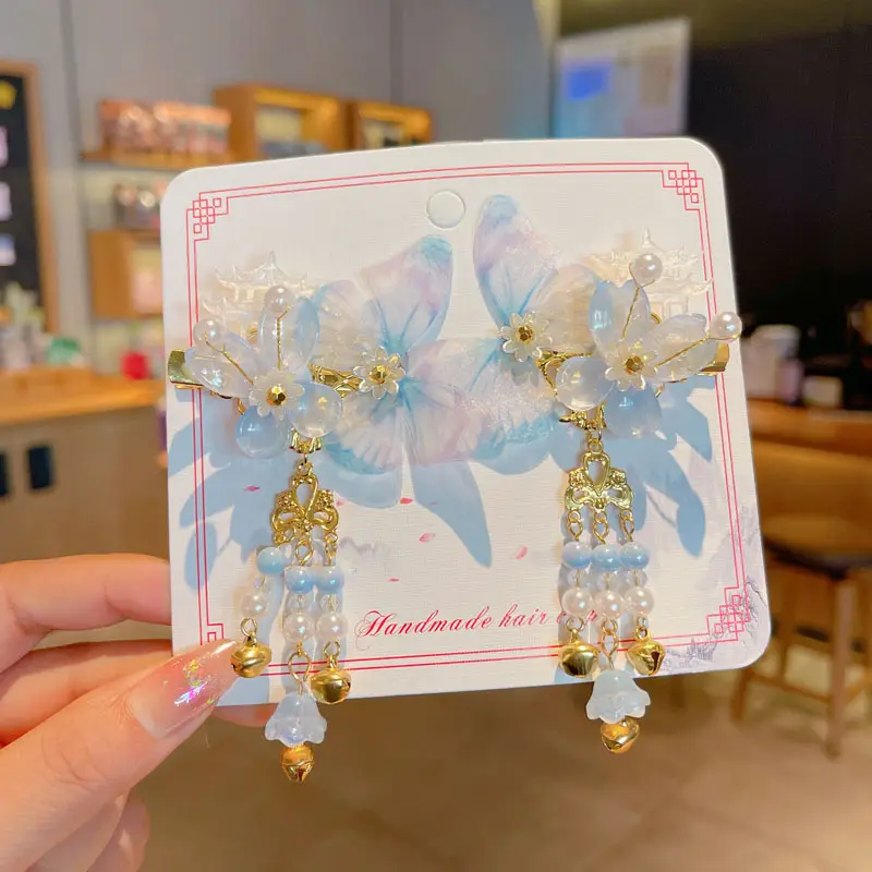 Fairy Hanfu Hairpin with Tassels for Girls
