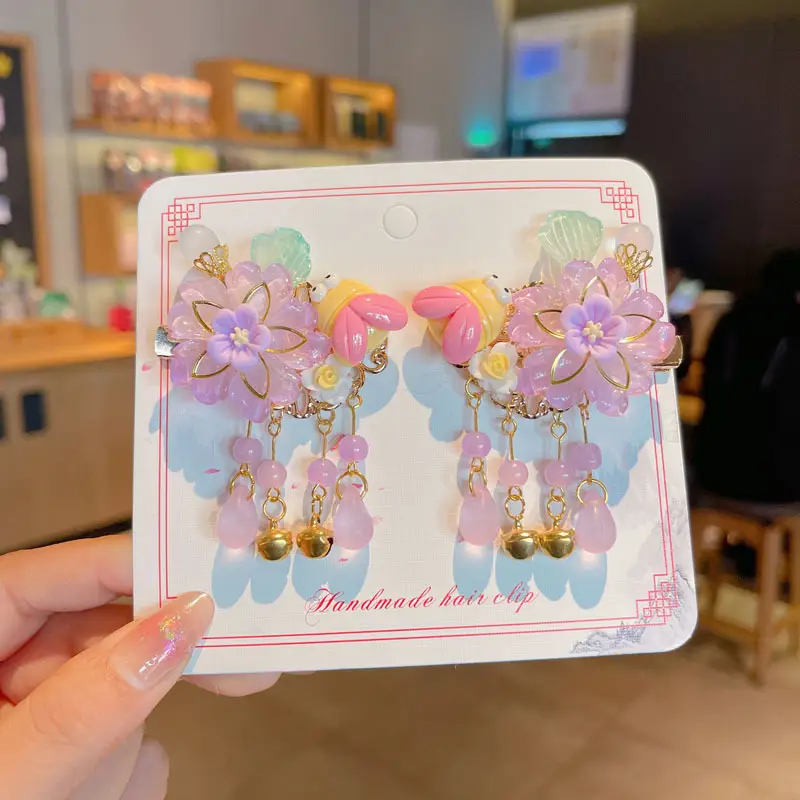 Fairy Hanfu Hairpin with Tassels for Girls