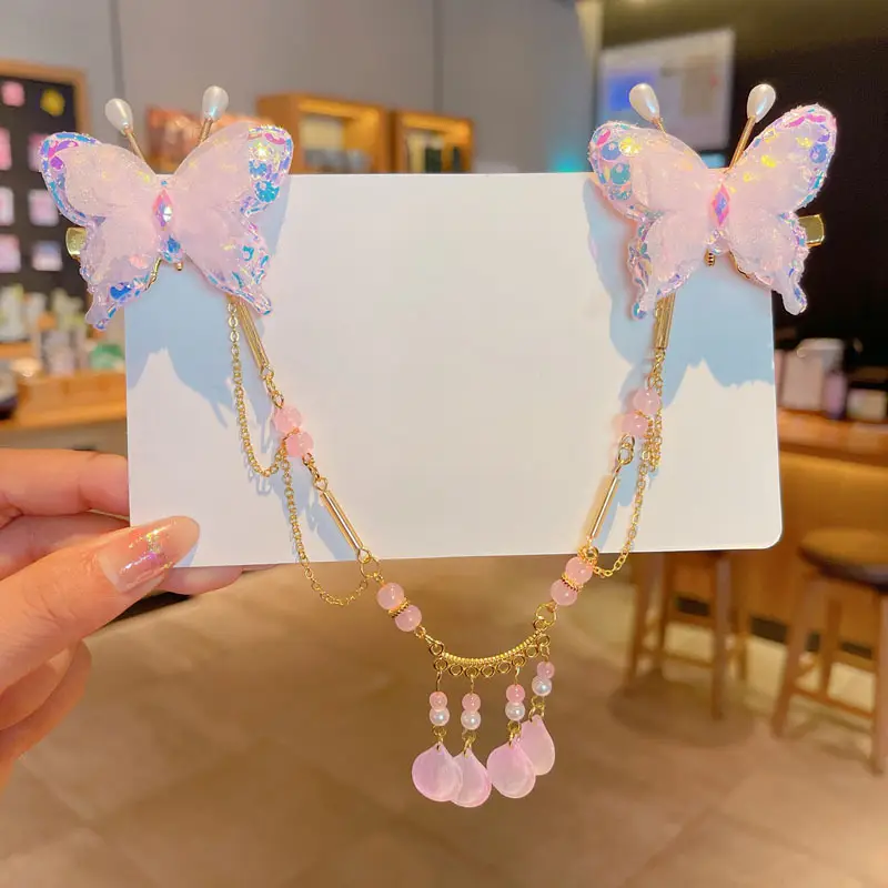 Fairy Hanfu Hairpin with Tassels for Girls