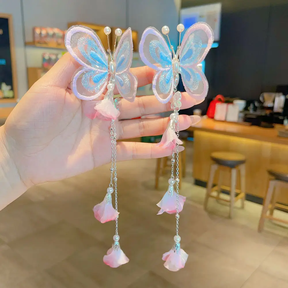 Fairy Hanfu Hairpin with Tassels for Girls