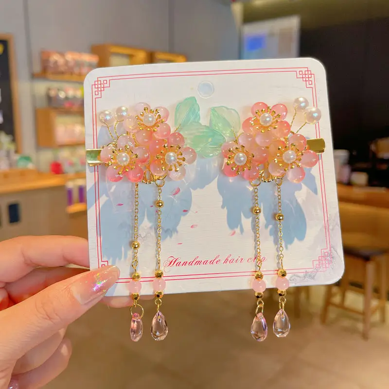 Fairy Hanfu Hairpin with Tassels for Girls