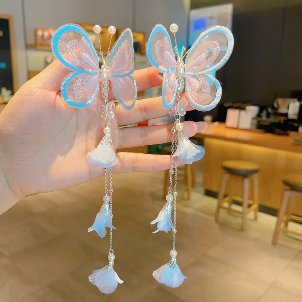 Fairy Hanfu Hairpin with Tassels for Girls