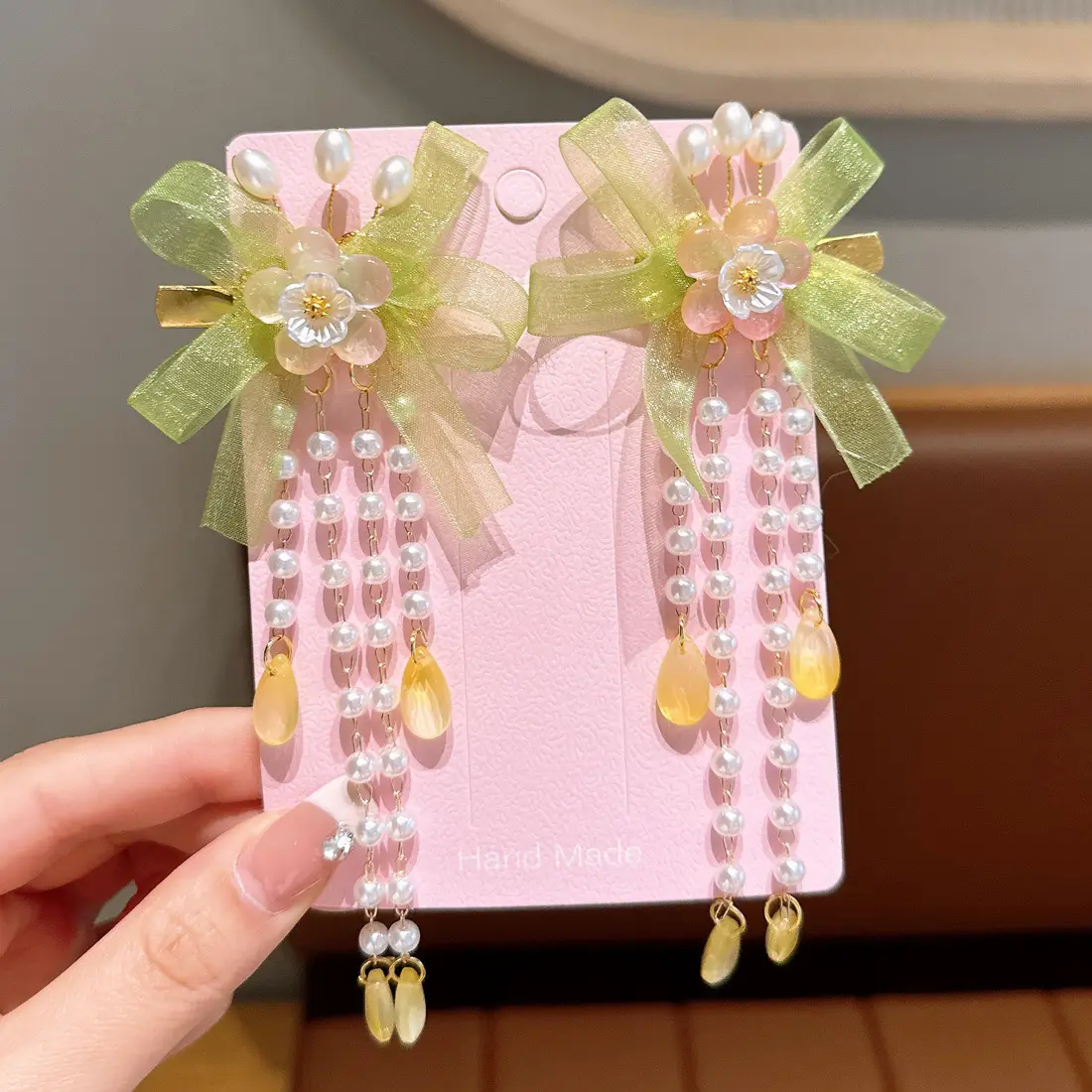 Fairy Hanfu Hairpin with Tassels for Girls