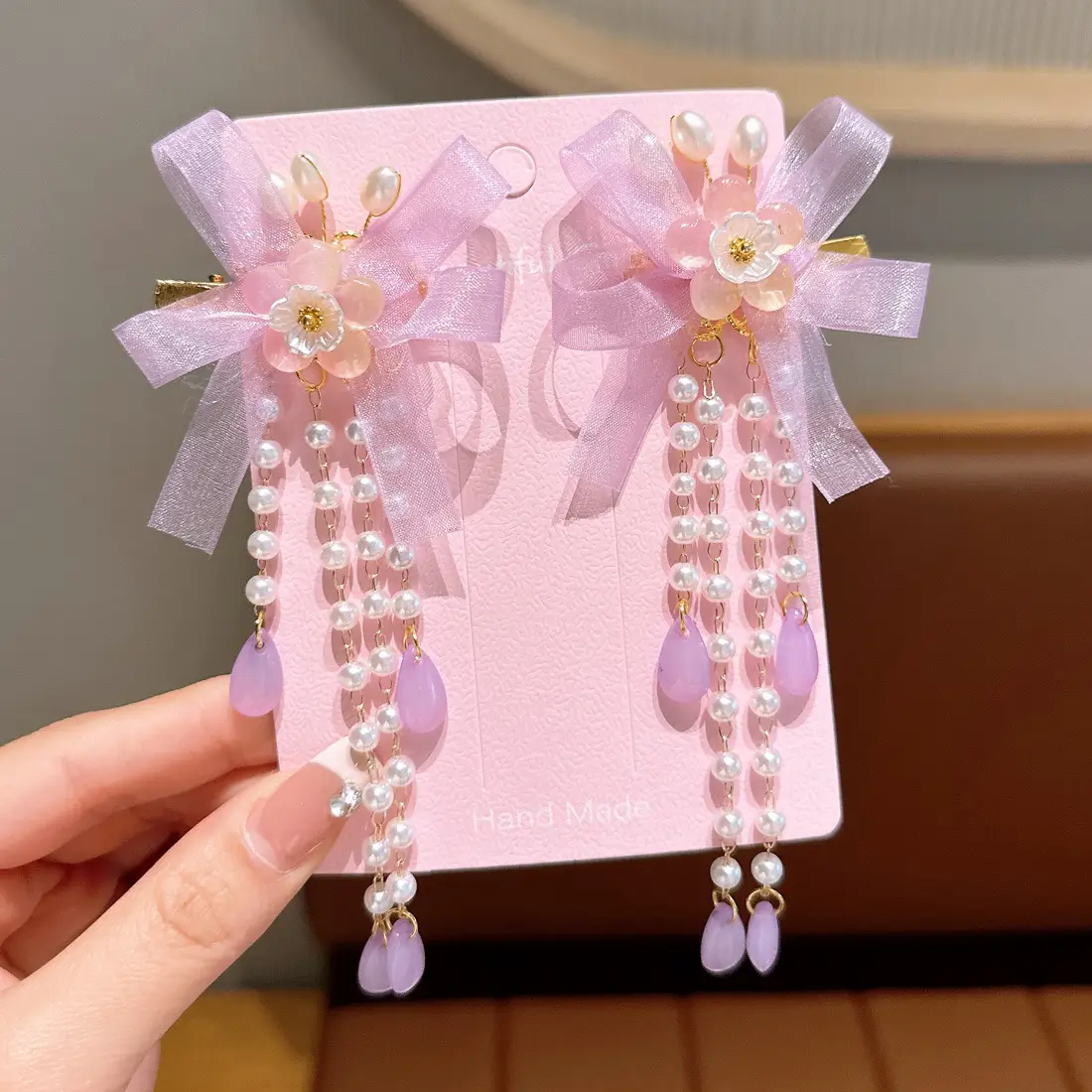 Fairy Hanfu Hairpin with Tassels for Girls