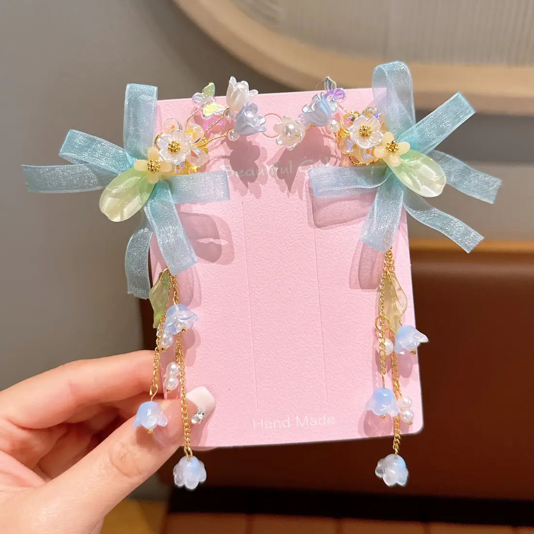 Fairy Hanfu Hairpin with Tassels for Girls