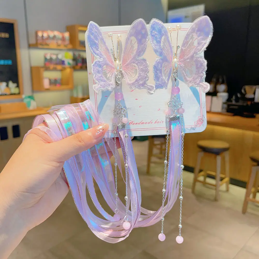 Fairy Hanfu Hairpin with Tassels for Girls