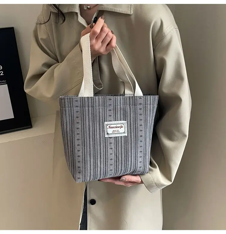 Women's 2024 Textured Shoulder Bag Pink Beige — feature 14