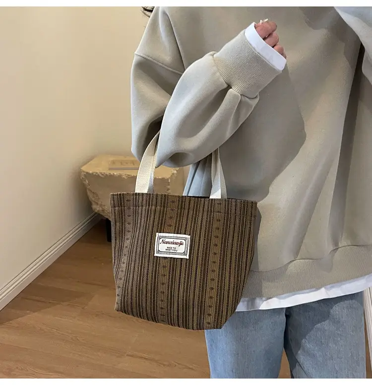 Women's 2024 Textured Shoulder Bag Pink Beige — feature 8
