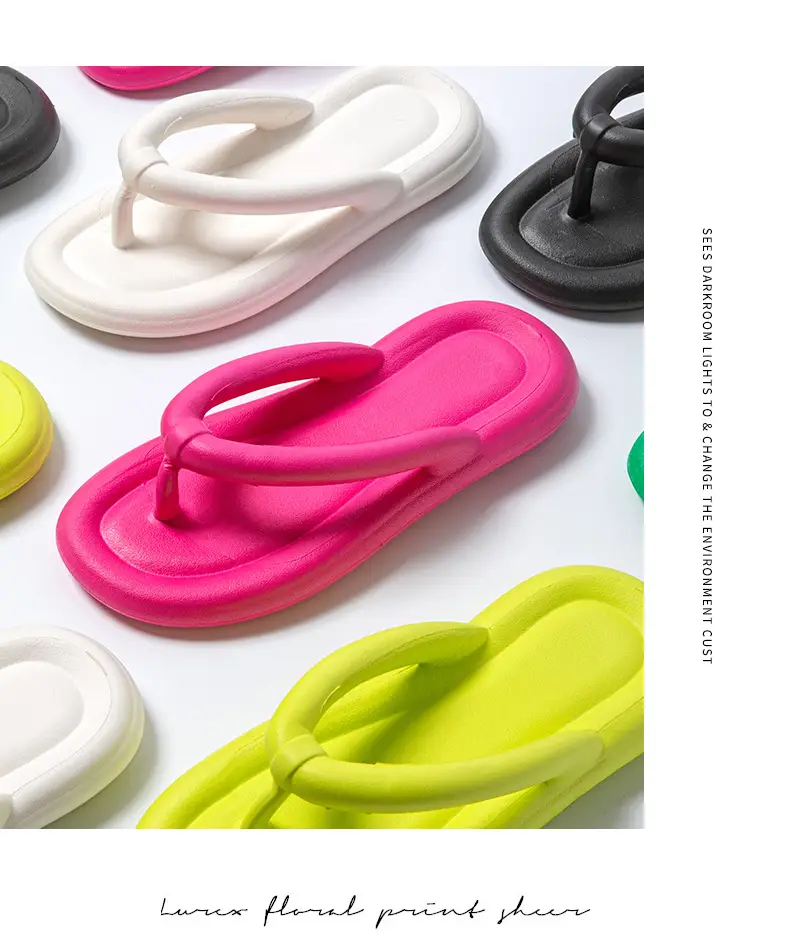 Flip-flops Women's Summer Indoor Home Soft Bottom Non-slip Silent Bathroom Bath Quick-drying Outer-wear Fashion Flip-flops — feature 11