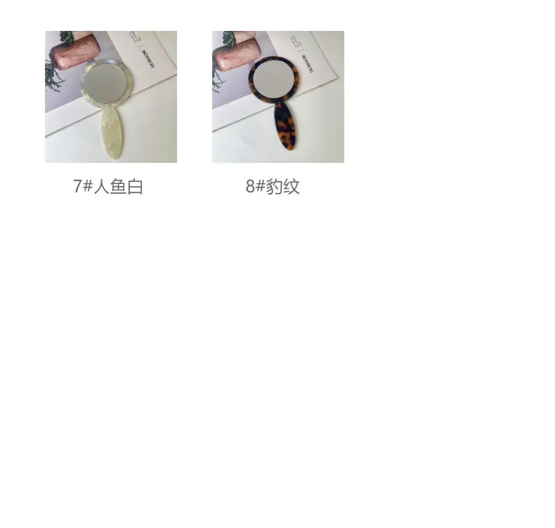 Portable Korean Handle Makeup Mirror for Daily Use — feature 7