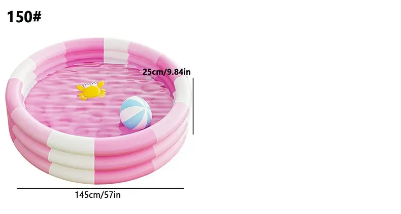 Cross-border children inflatable swimming pool household pool thickened plastic baby swimming pool ocean ball pool — feature 14