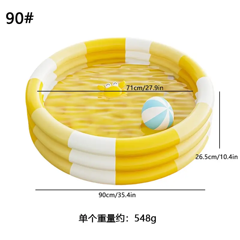 Cross-border children inflatable swimming pool household pool thickened plastic baby swimming pool ocean ball pool