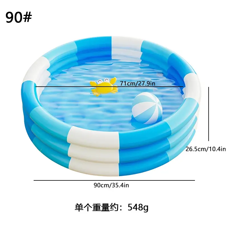 Cross-border children inflatable swimming pool household pool thickened plastic baby swimming pool ocean ball pool