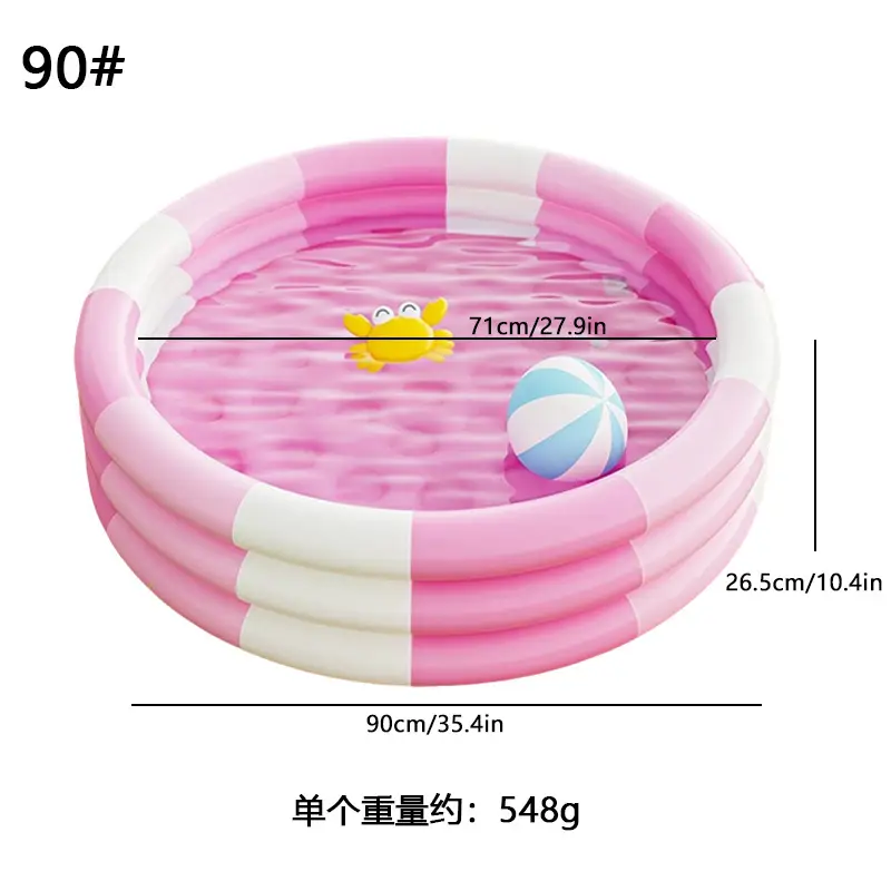 Cross-border children inflatable swimming pool household pool thickened plastic baby swimming pool ocean ball pool