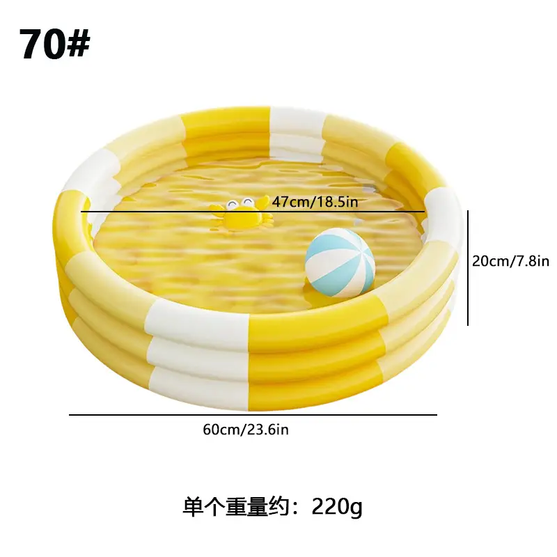 Cross-border children inflatable swimming pool household pool thickened plastic baby swimming pool ocean ball pool