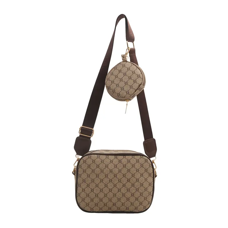 Women's 2-Piece GG Pattern Shoulder Crossbody Bag - Image 9