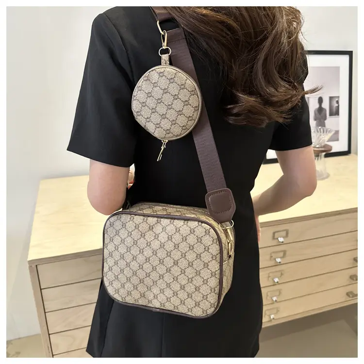 Women's 2-Piece GG Pattern Shoulder Crossbody Bag — feature 16