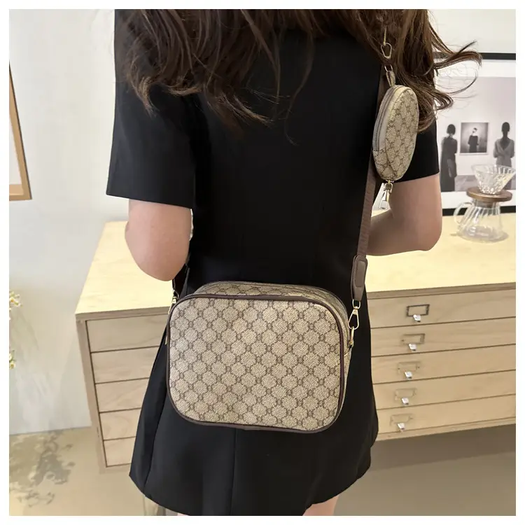 Women's 2-Piece GG Pattern Shoulder Crossbody Bag — feature 18