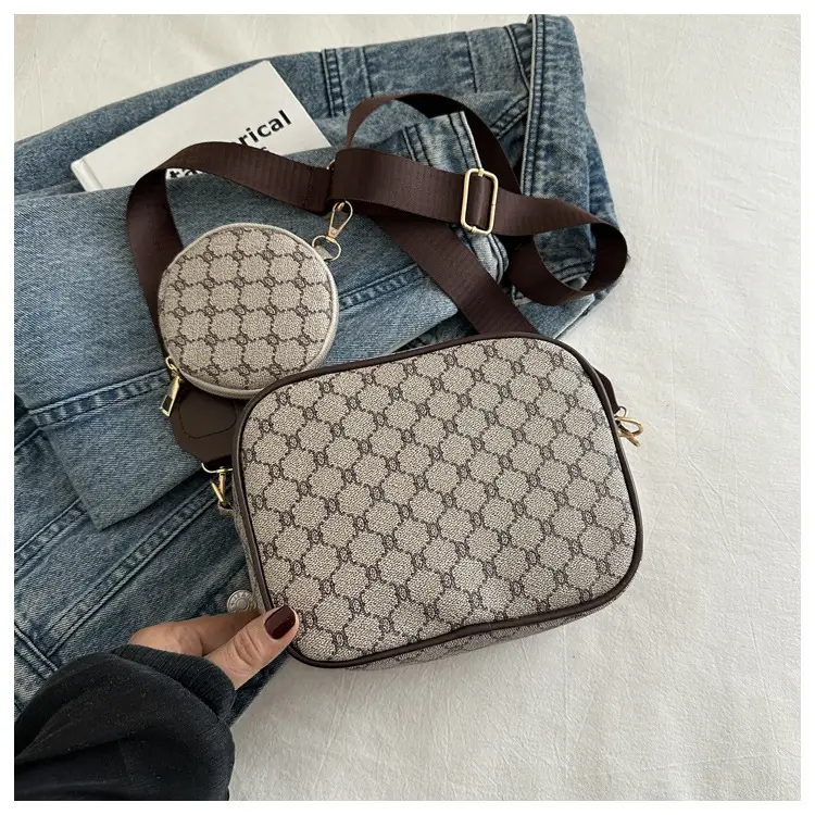 Women's 2-Piece GG Pattern Shoulder Crossbody Bag - Image 2