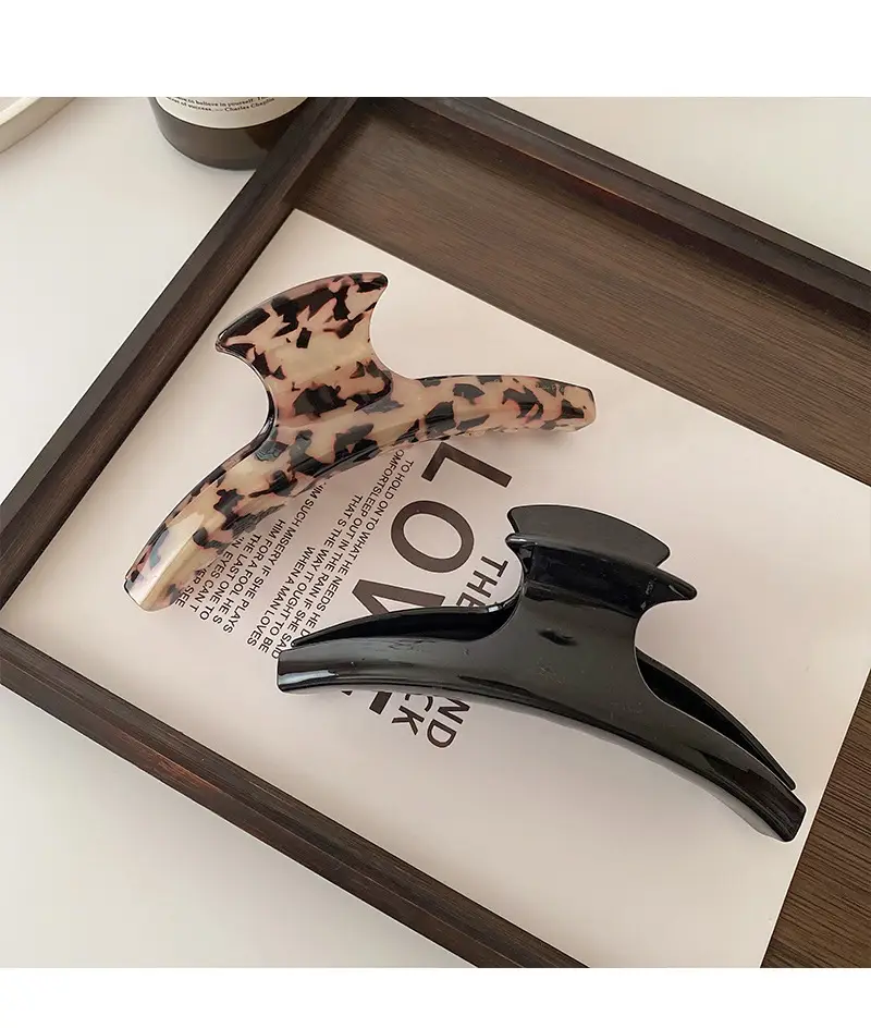 Leopard Print Acetic Acid Hairpin Clip for Women — feature 27