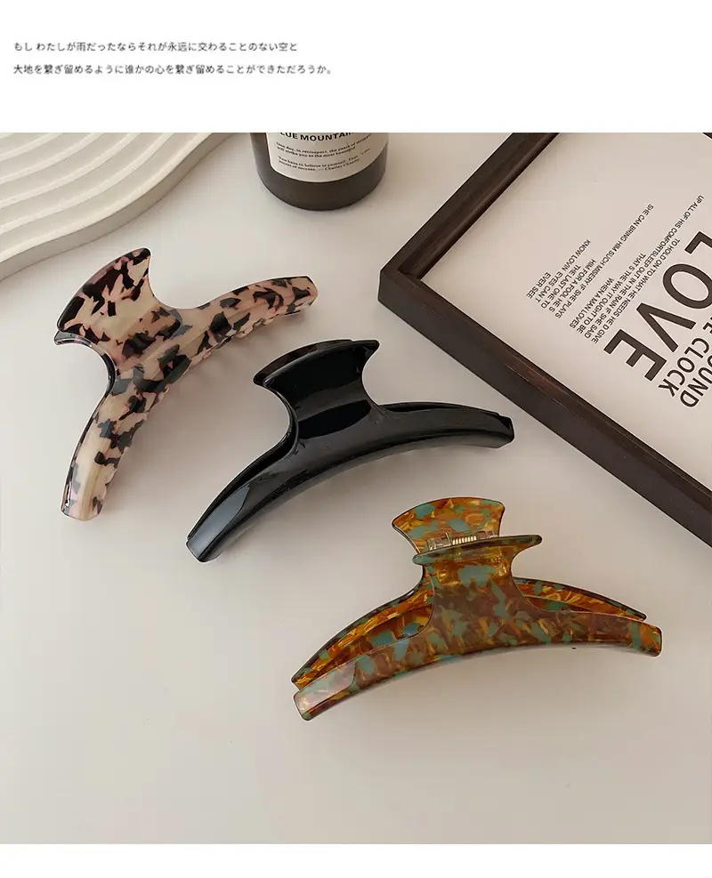 Leopard Print Acetic Acid Hairpin Clip for Women — feature 28