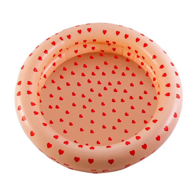 Inflatable Mermaid Pool Home Kidsren's Baby Pink Round Swimming Pool Floating Air Cushion Bathtub Ocean Ball
