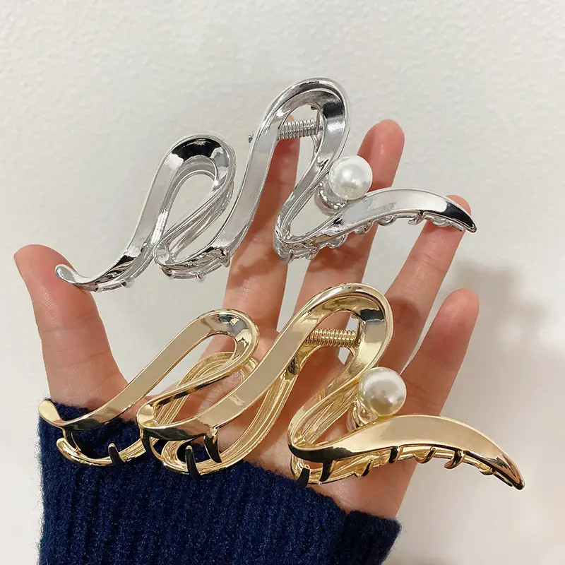 Cold Style Metal Hair Clips Women's High-End Elegant Clip