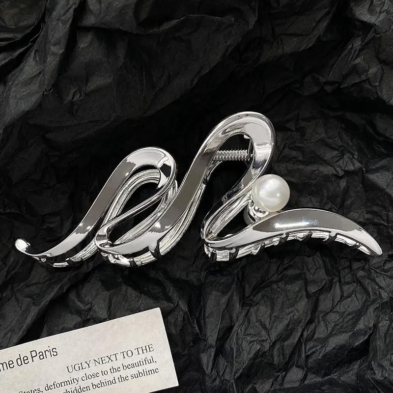 Cold Style Metal Hair Clips Women's High-End Elegant Clip