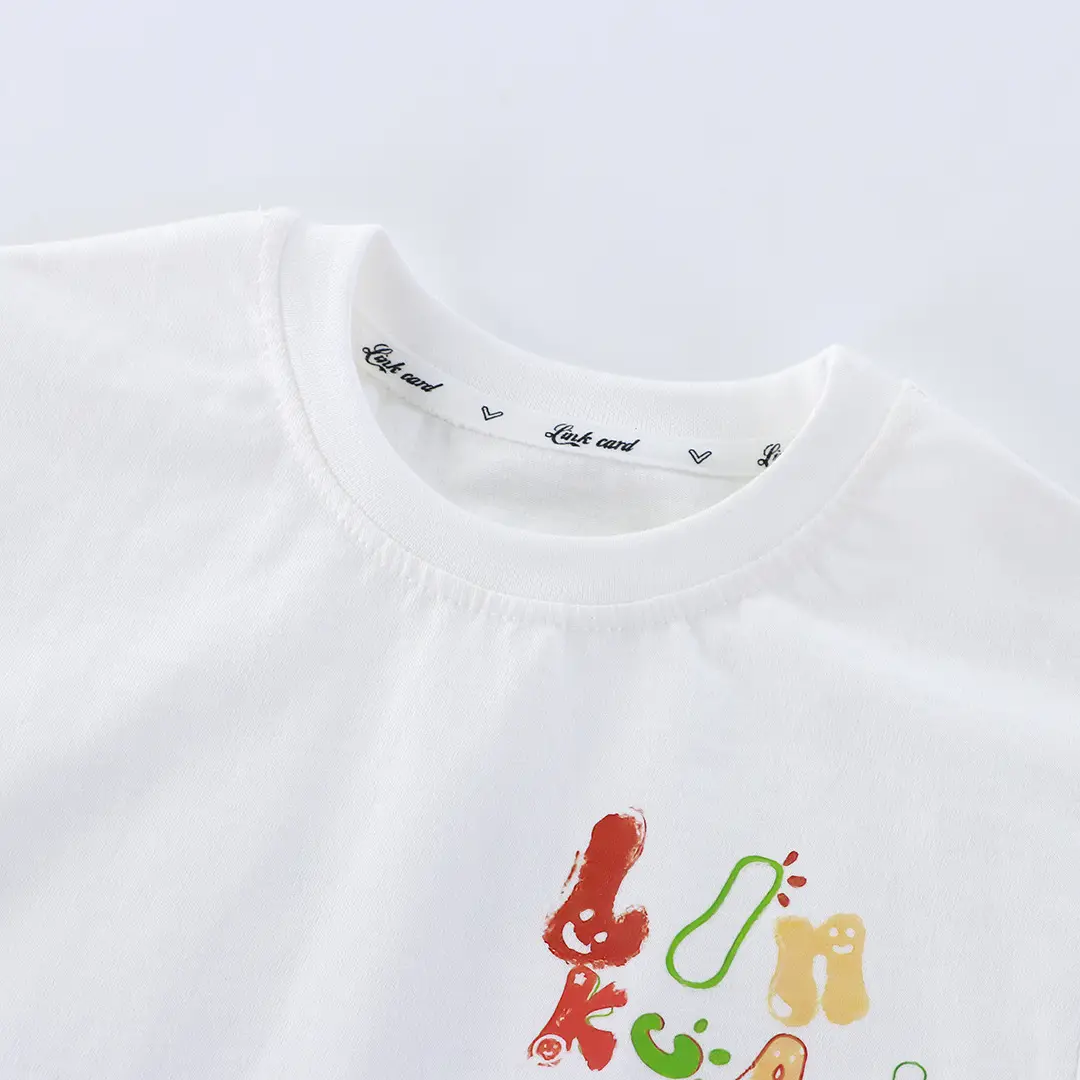 New Kids Cotton T-Shirt White Smiley Single Large — feature 10