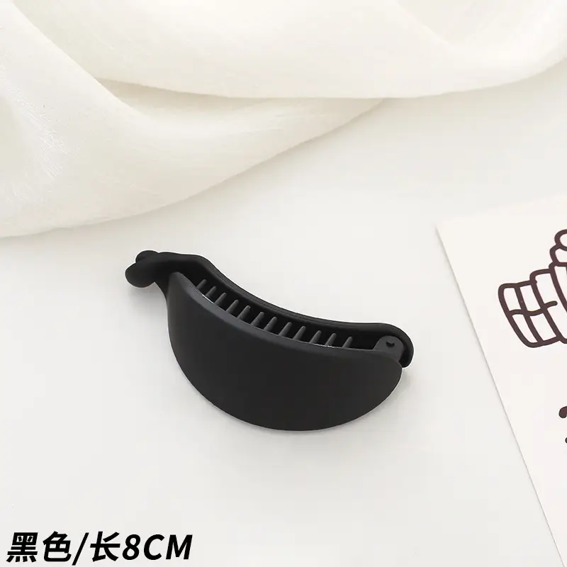 Morandi Color Hair Clips Large Solid Oval Banana Clip