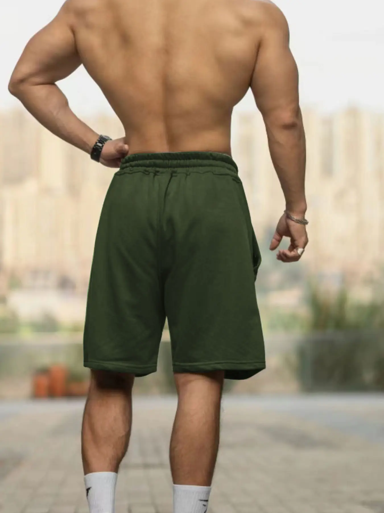 Men's Thin Shorts Solid Color Loose Breathable 2026 — feature 41