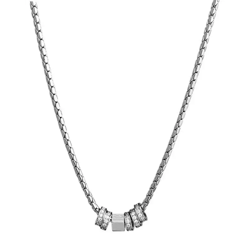 Cold Style Flash Diamond Necklace for Men Women - Image 5