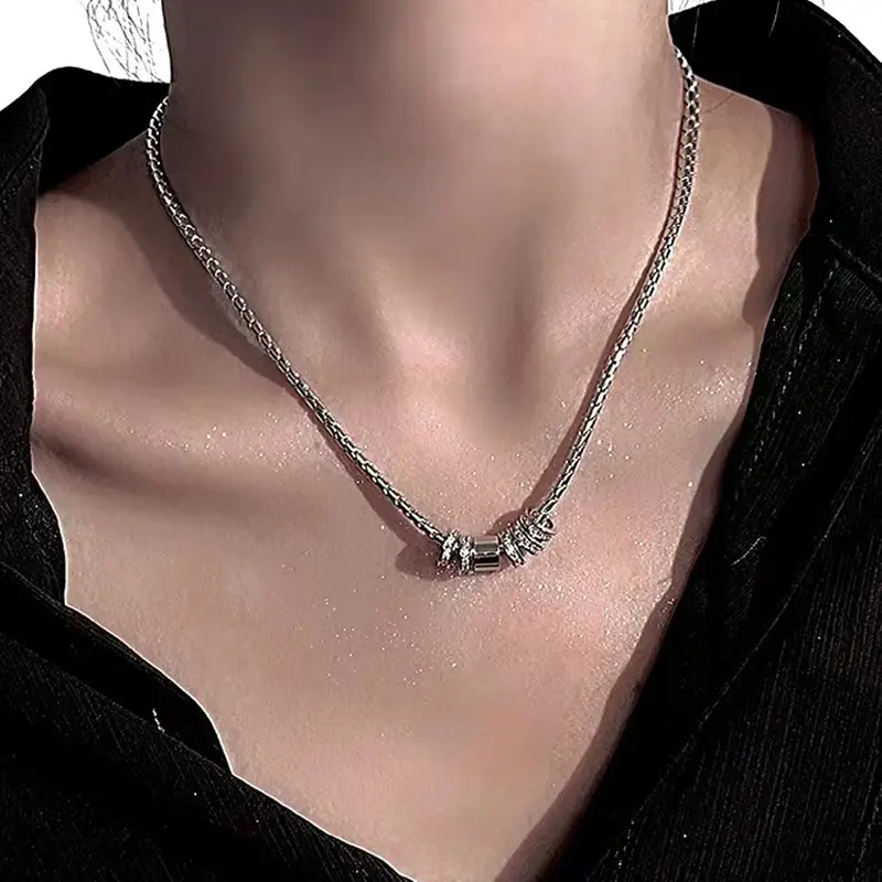 Cold Style Flash Diamond Necklace for Men Women — feature 8
